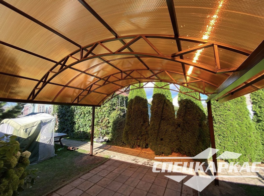 Навес из поликарбоната для дачи №93 - фото 1888