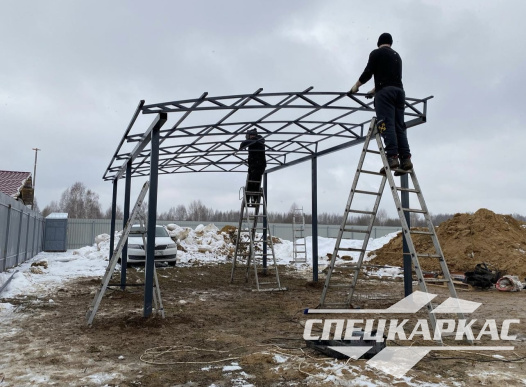 Навес для машины односкатного типа №47 - фото 1425